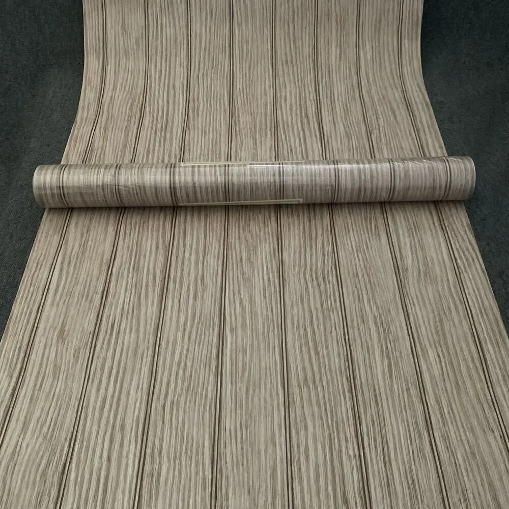 Bead Board Look Stripes Wallpaper St. James Prepasted Vinyl 56 Sq Ft
